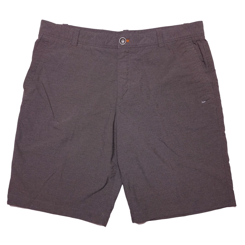 NIKE GOLF Flat Front Performance Shorts 452716 Olive Green Gray ~ 36‎